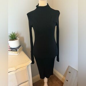 Lulus fitted ribbed dress